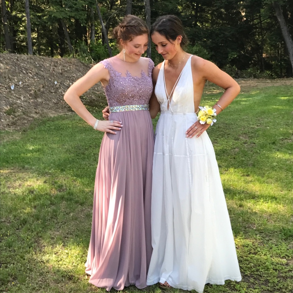 free people white prom dress